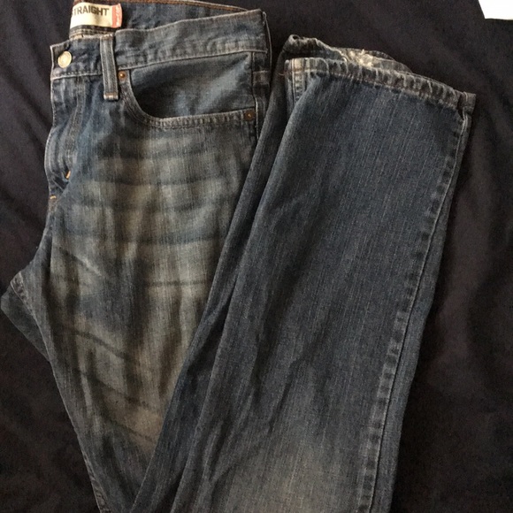 Levi Slim Straight Blue Denim - Picture 1 of 3